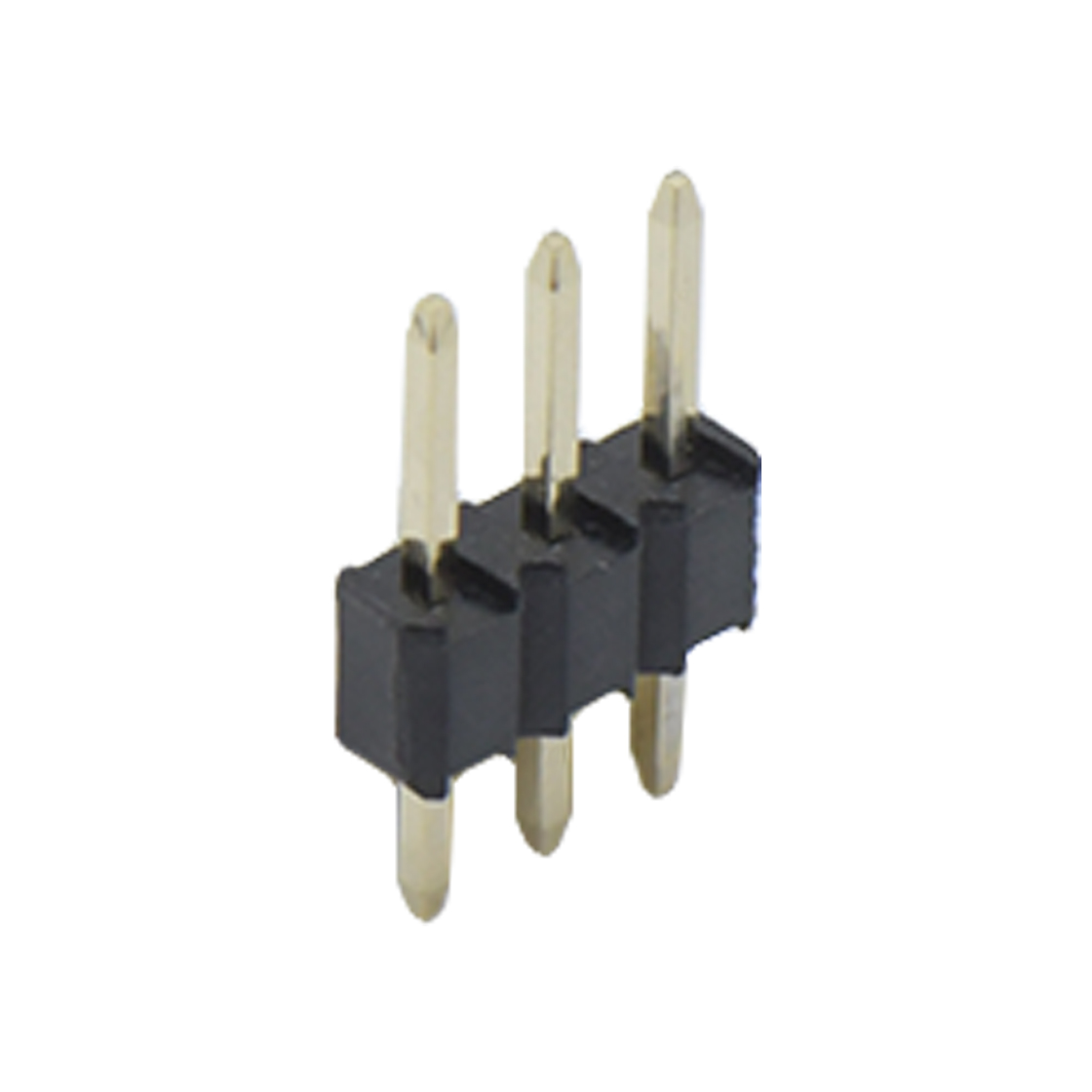 PH2502 排针连接器 Pitch 2.50mm 180° 单排 H3.3W2.54 DIP 排针 L=18MM （7.5/3.4）